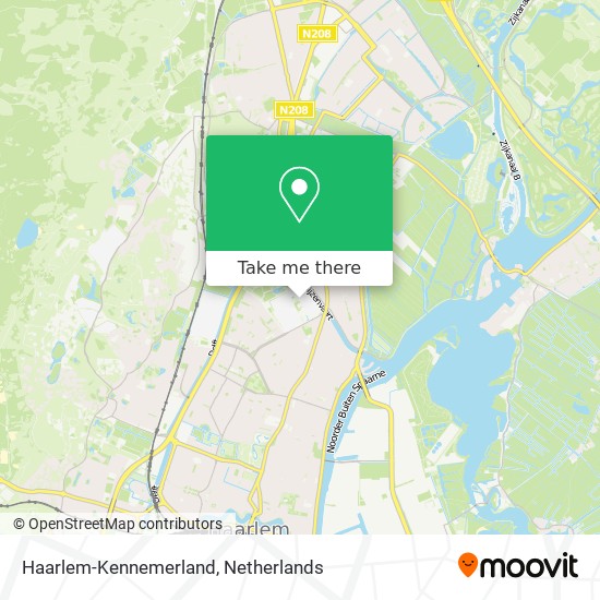 Haarlem-Kennemerland map