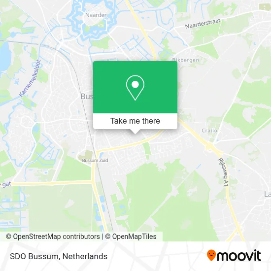 SDO Bussum map