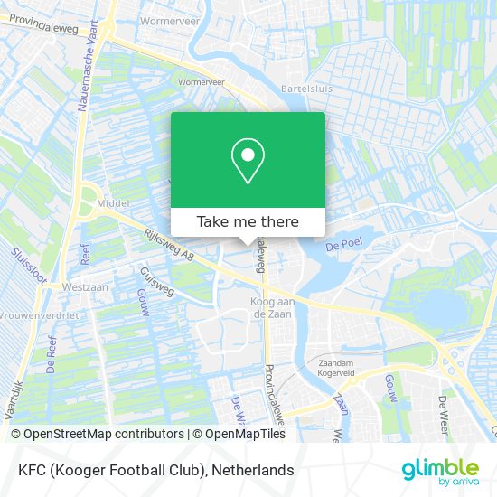 KFC (Kooger Football Club) Karte