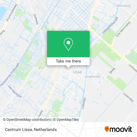 Centrum Lisse Karte