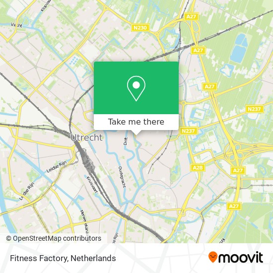 Fitness Factory map