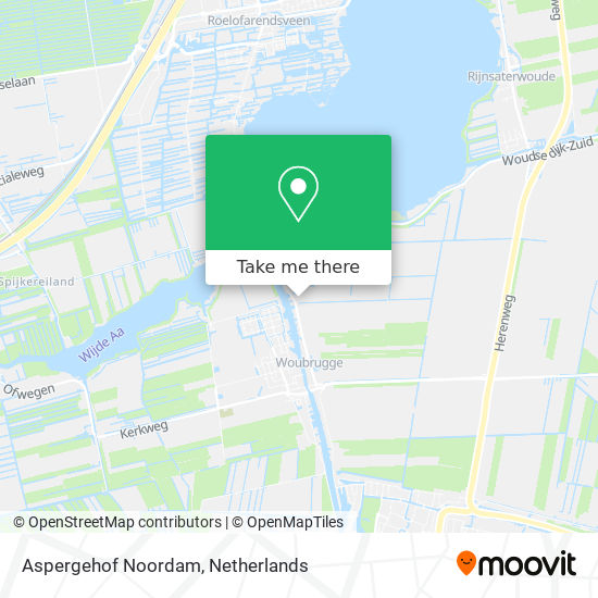 Aspergehof Noordam map