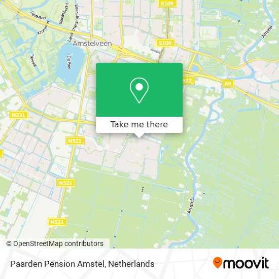 Paarden Pension Amstel map