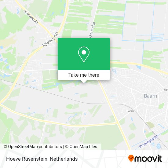 Hoeve Ravenstein map