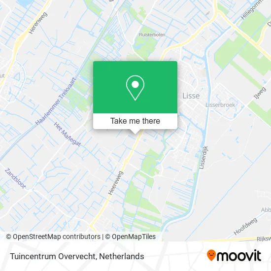 Tuincentrum Overvecht map