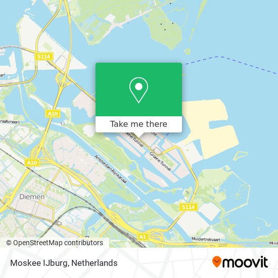 Moskee IJburg map