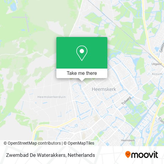 Zwembad De Waterakkers map