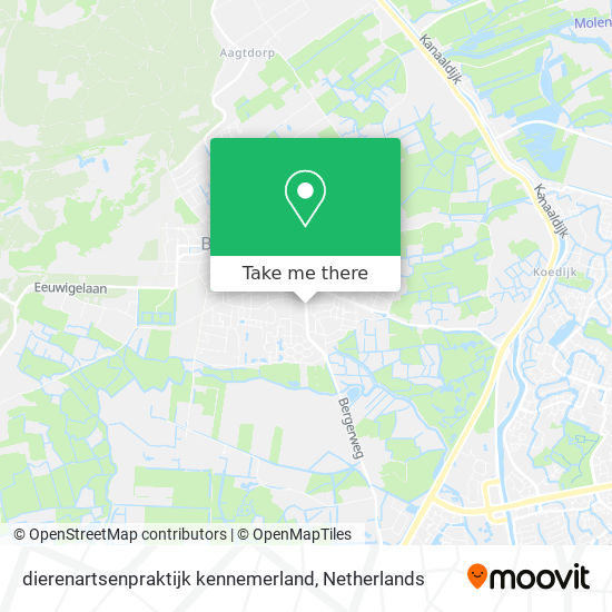 dierenartsenpraktijk kennemerland map