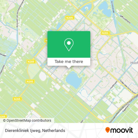 Dierenkliniek Ijweg map