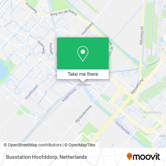 Busstation Hoofddorp map