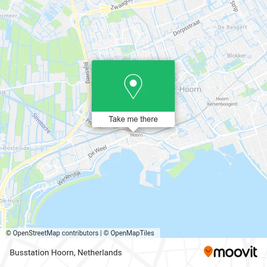 Busstation Hoorn map