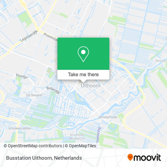 Busstation Uithoorn map