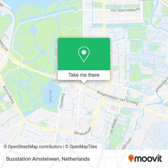 Busstation Amstelveen map