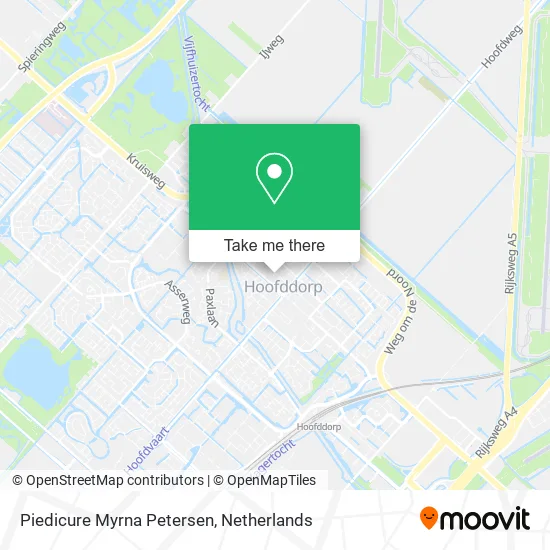 Piedicure Myrna Petersen map