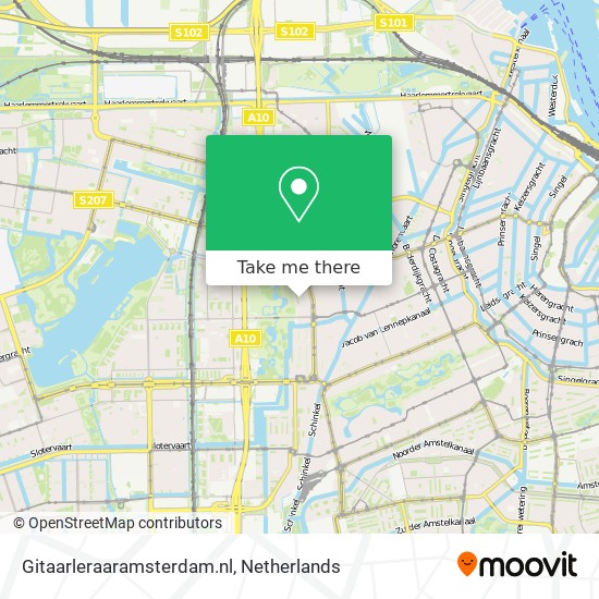 Gitaarleraaramsterdam.nl map