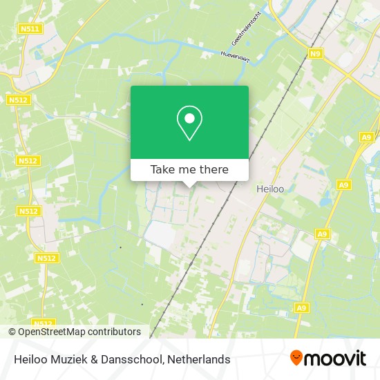 Heiloo Muziek & Dansschool map