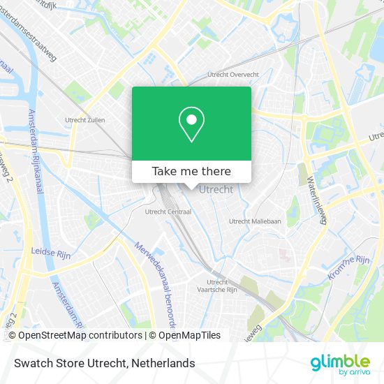 Swatch Store Utrecht map
