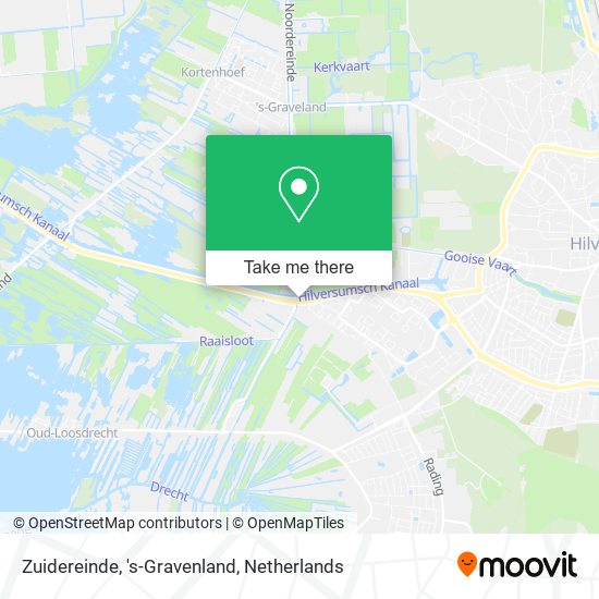 Zuidereinde, 's-Gravenland map
