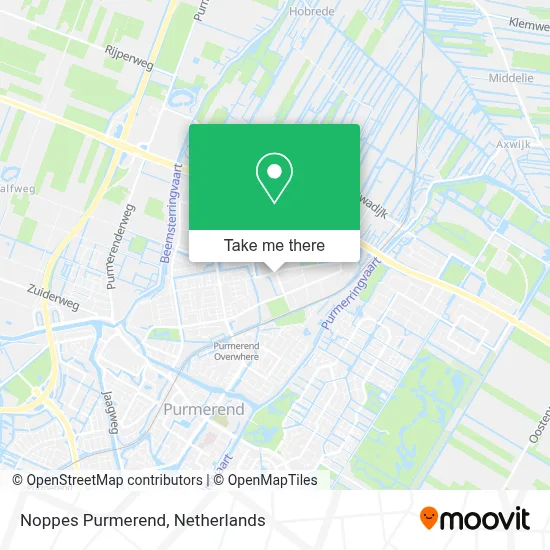 Noppes Purmerend map