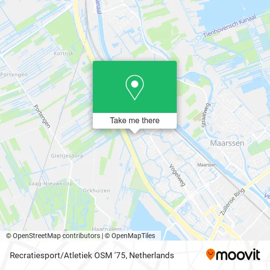 Recratiesport/Atletiek OSM '75 map
