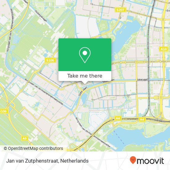 Jan van Zutphenstraat Karte