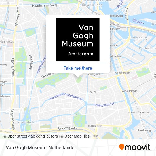 Van Gogh Museum Karte
