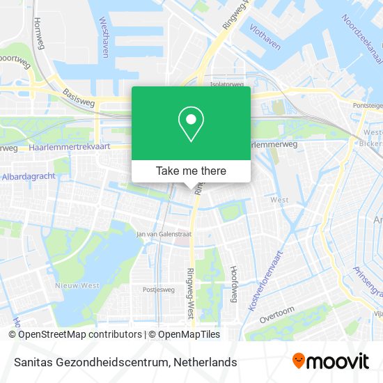 Sanitas Gezondheidscentrum map