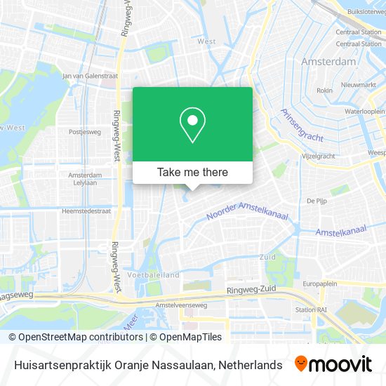 Huisartsenpraktijk Oranje Nassaulaan map