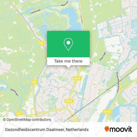 Gezondheidscentrum Daalmeer Karte