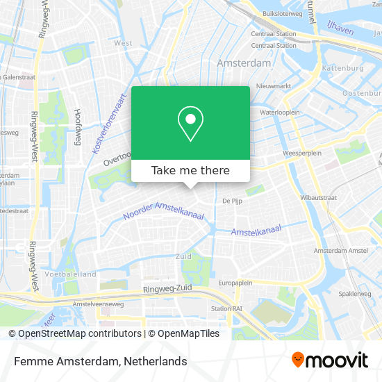 Femme Amsterdam map