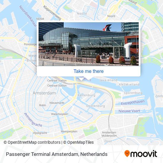 Passenger Terminal Amsterdam Karte