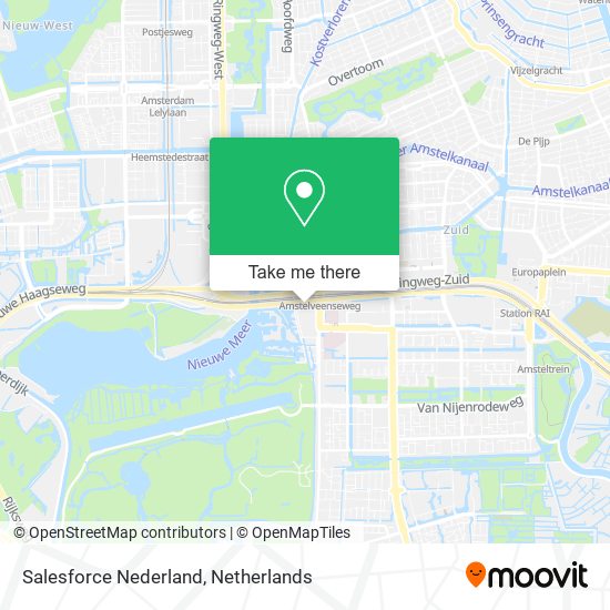 Salesforce Nederland map