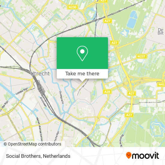 Social Brothers map