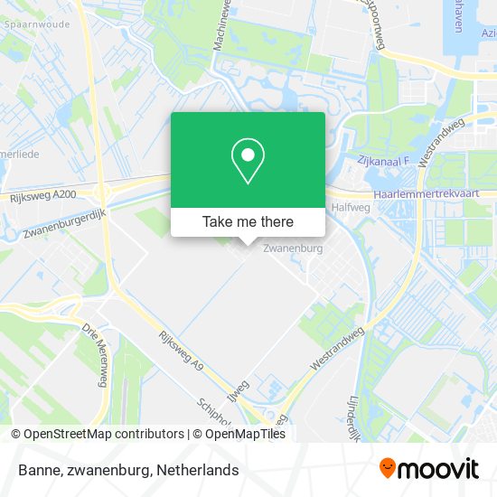 Banne, zwanenburg map