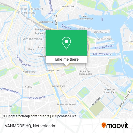 VANMOOF HQ map