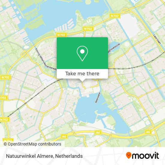 Natuurwinkel Almere map