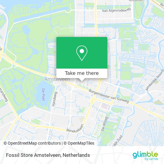 Fossil Store Amstelveen Karte