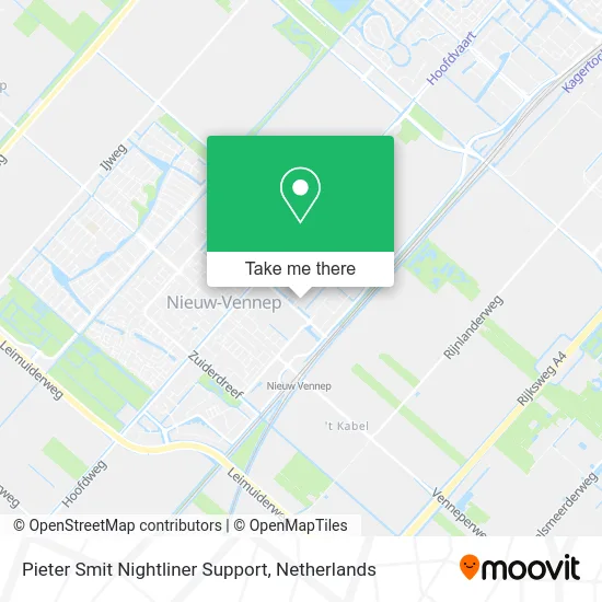 Pieter Smit Nightliner Support map