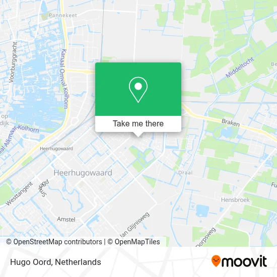 Hugo Oord map