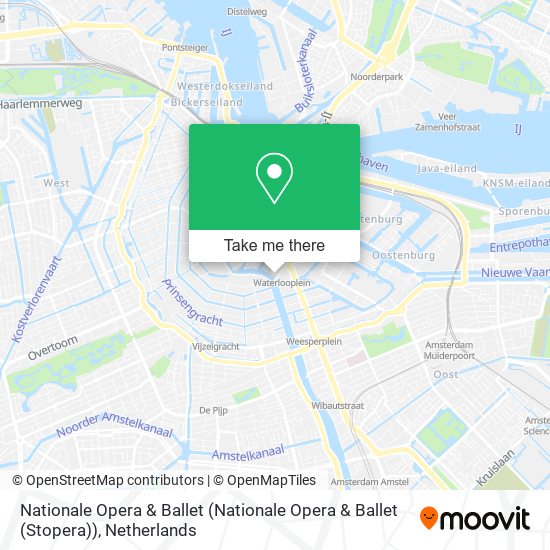 Nationale Opera & Ballet (Nationale Opera & Ballet (Stopera)) Karte