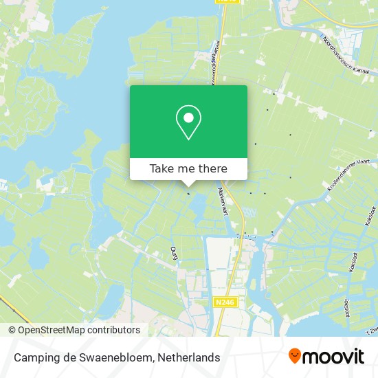 Camping de Swaenebloem map