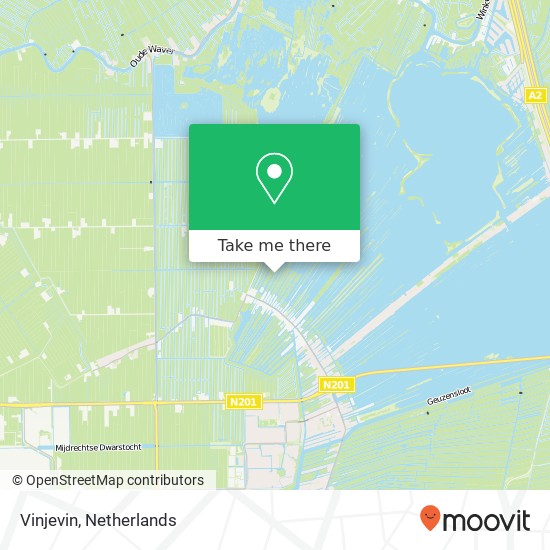 Vinjevin map