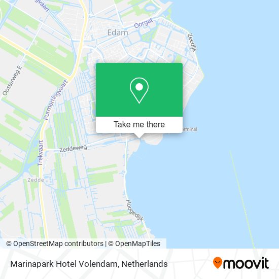 Marinapark Hotel Volendam map