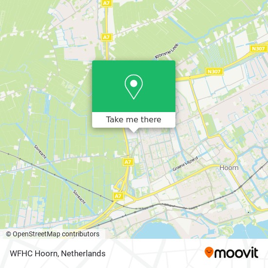 WFHC Hoorn map