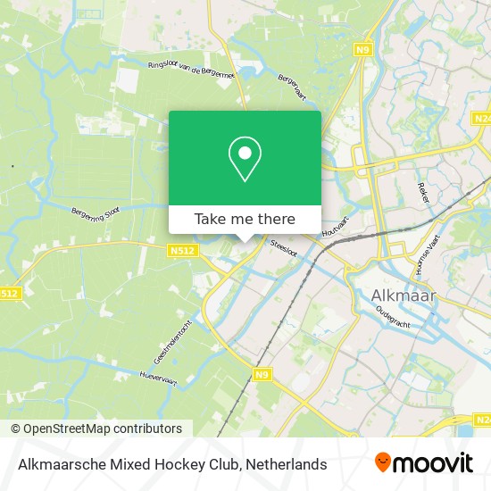 Alkmaarsche Mixed Hockey Club map
