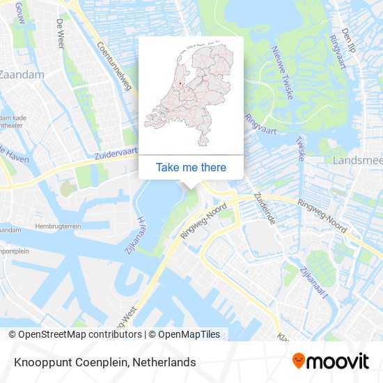 Knooppunt Coenplein map