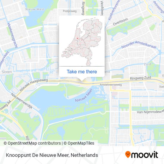 Knooppunt De Nieuwe Meer map