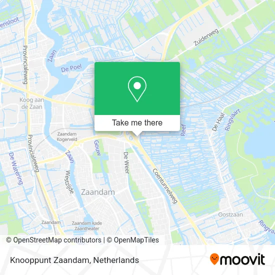 Knooppunt Zaandam map