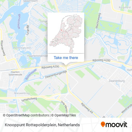 Knooppunt Rottepolderplein Karte
