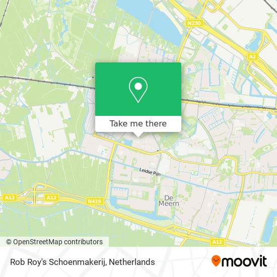 Rob Roy's Schoenmakerij map